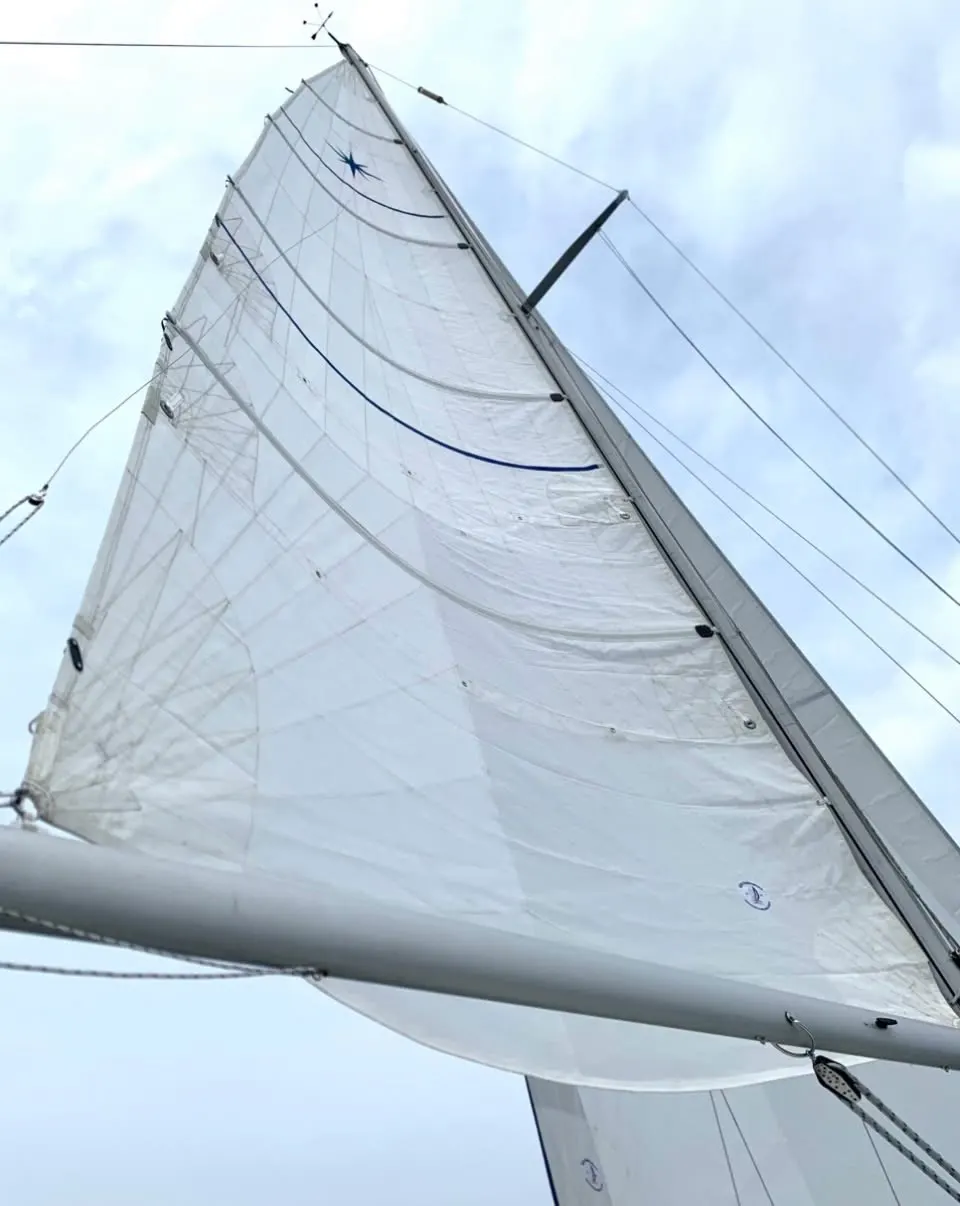 A full batten mainsail