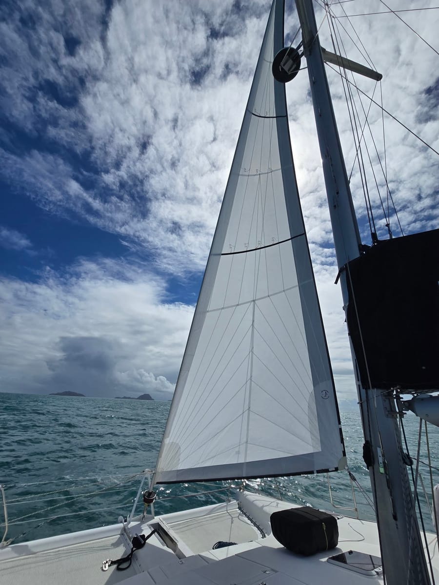 Sail loft work for jib production